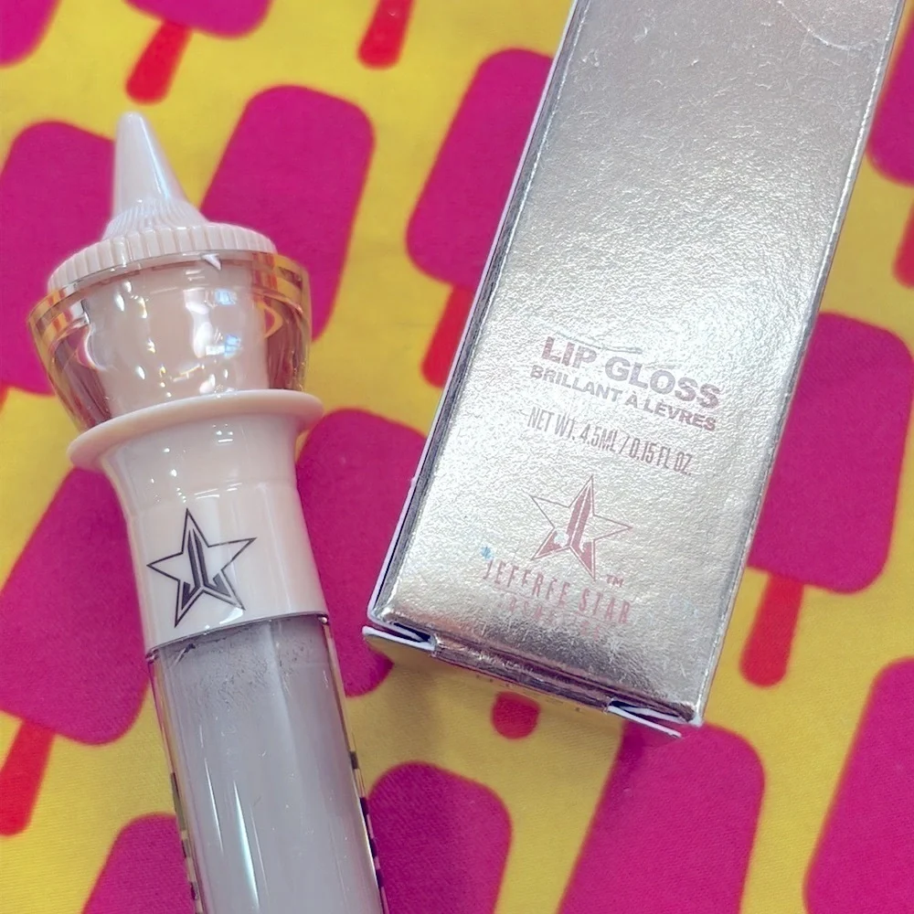 Brand New JEFFREE STAR THE GLOSS SILK ROPE Full Size Lip Gloss Pigmented Neutral